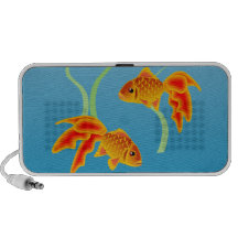 Poisson rouge mini haut-parleurs