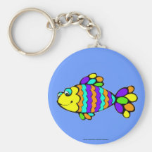 Poissons d'arc-en-ciel porte-clef