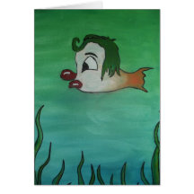 Poissons de clown cartes de vœux
