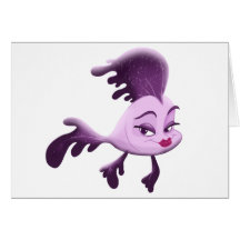 Poissons de fille cartes
