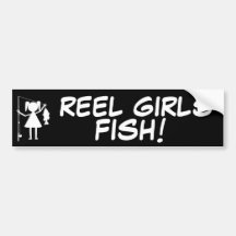 POISSONS DE FILLES DE BOBINE ! AUTOCOLLANTS POUR VOITURE