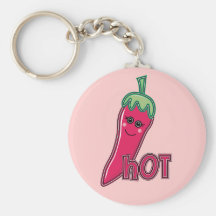 Poivre de piment de roses indien porte-clefs