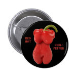 Poivre de piment d'un rouge ardent boutons publicitaires