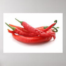 poivrons de piment affiches