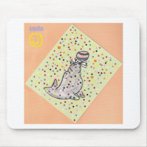 poke a dot seal mousepad