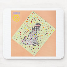 poke a dot seal mousepad