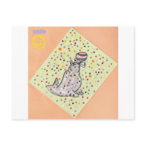 poke a dot seal postcard