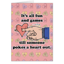 poke a heart out greeting cards