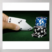 Poker aces posters