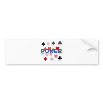 Poker Addict Bumper Sticker