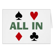 Poker Addict Greeting Cards
