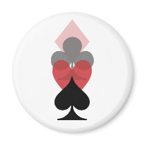 Poker Addict Refrigerator Magnet