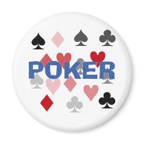 Poker Addict Fridge Magnet