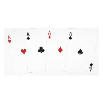 Poker Addict Photo Greeting Card