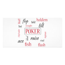 Poker Addict Photo Greeting Card