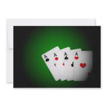 Poker Background Personalized Invites