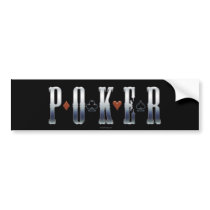 Poker bumper sticker