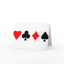Poker Greeting Card