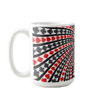 Poker Card Suits Spiral: Coffee Mug: Black Jack