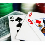 Poker Cards Photo Sculpture