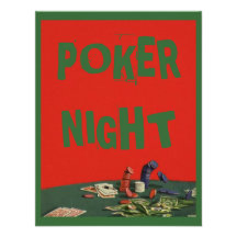 Poker Chips Card Game Party Themed Invitation