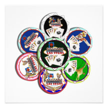 Poker Chips Galore Invitation