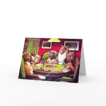 Poker Dogs: A Bold Bluff
