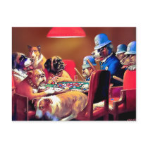 Poker Dogs: Pinched with Four Aces