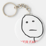 Poker Face Key Chain