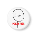 Poker Face Magnet