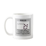 poker game player joke mugs