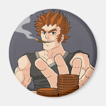 Poker Guy All In Fridge Magnet