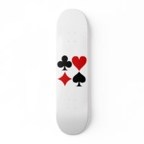 Poker Hand Custom Skate Board