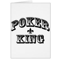 Poker King Greeting Cards