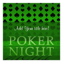 Poker Night Invitation