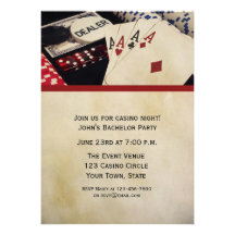 Poker Party Announcement