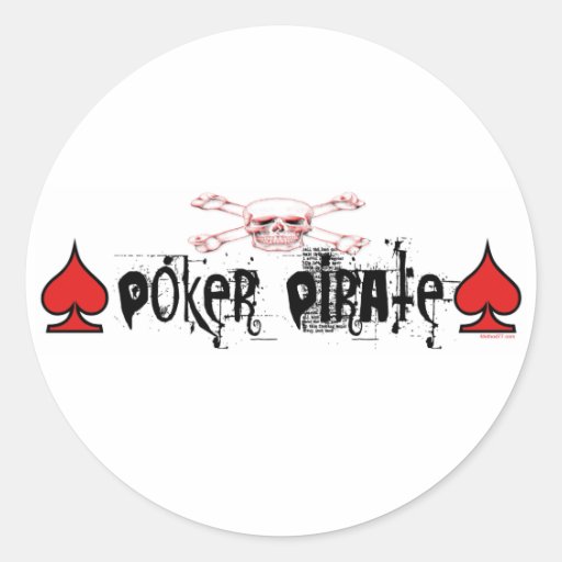 Poker Pirate Sticker
