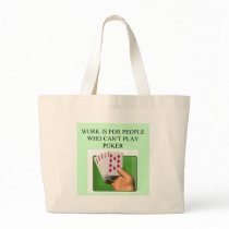 poker player lucky design bag