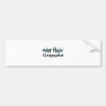 Poker Playin' Gramma Bumper Sticker