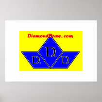 Poker Posters by Diamond Draw Designs