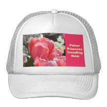 Poker Princess Hats Trending Now Pink Spring Tulip