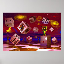 Poker print Poker Games poster calendar