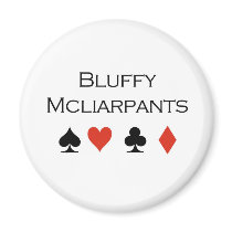 Poker T-shirts: "Bluffy Mcliarpants"