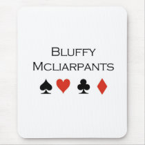 Poker T-shirts: "Bluffy Mcliarpants"