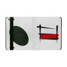 Poland Brush Flag iPad Case