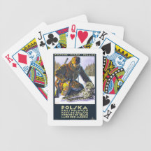 Poland Europe Vintage Travel Playing Cards