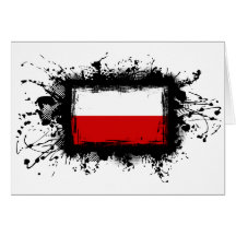 Poland Flag Greeting Card
