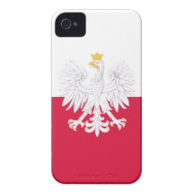 Poland Flag iPhone 4 Case