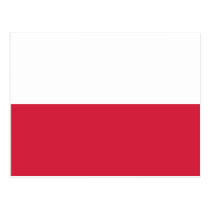 Poland Flag Postcard postcards