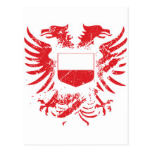 Poland Grunged Postcards